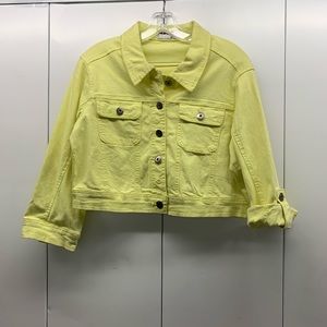 Vintage yellow denim jacket